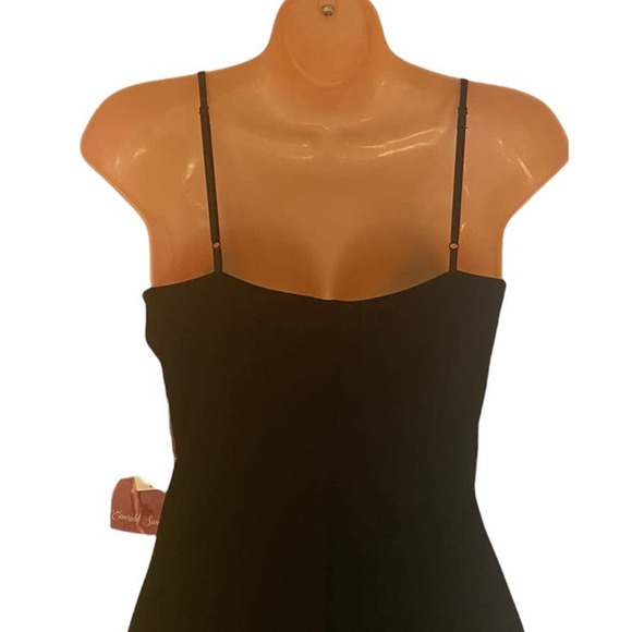 Emerald Sundae Stretchy Rhinestone Cocktail Gown Prom Black Wedding Maxi Dress - Picture 10 of 16